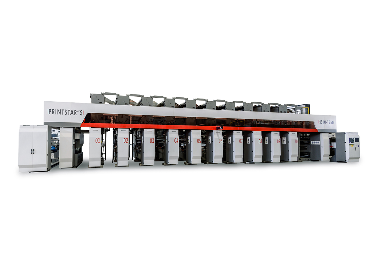 এইচডি 450 মি উচ্চ গতির রোটোগ্র্যাভার প্রিন্টিং মেশিন