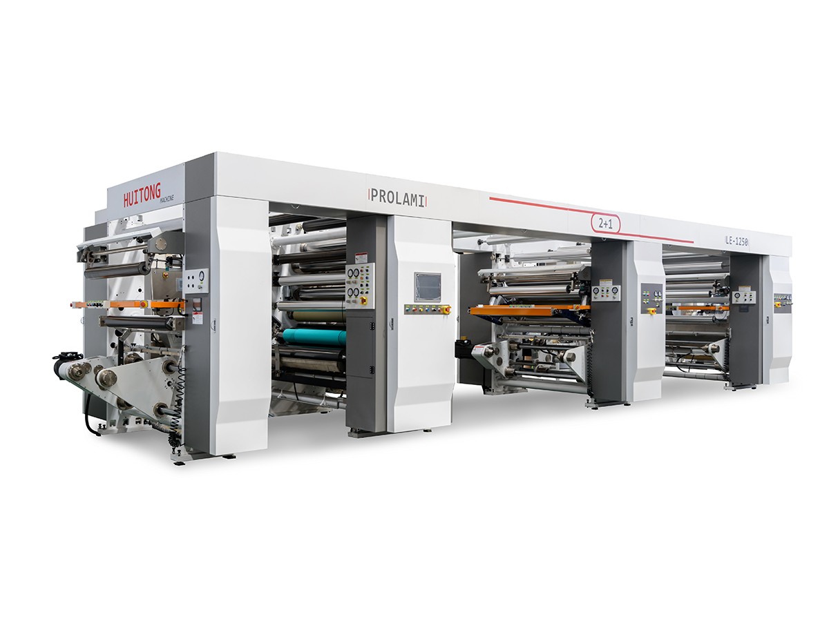 LE 2+1 দ্রাবক-মুক্ত ডাবল-স্টেশন তিন-স্তর স্তরিত মেশিন